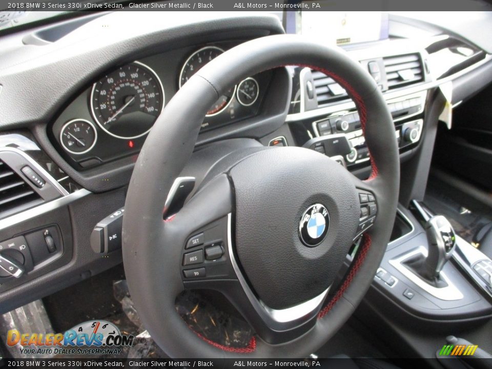 2018 BMW 3 Series 330i xDrive Sedan Steering Wheel Photo #14