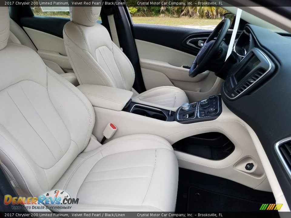 2017 Chrysler 200 Limited Platinum Velvet Red Pearl / Black/Linen Photo #12
