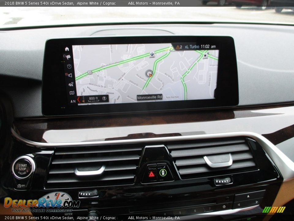 Navigation of 2018 BMW 5 Series 540i xDrive Sedan Photo #16