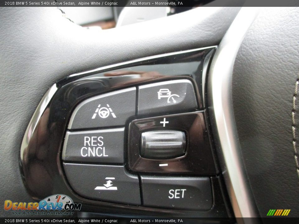 Controls of 2018 BMW 5 Series 540i xDrive Sedan Photo #18