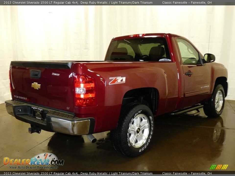 2013 Chevrolet Silverado 1500 LT Regular Cab 4x4 Deep Ruby Metallic / Light Titanium/Dark Titanium Photo #2