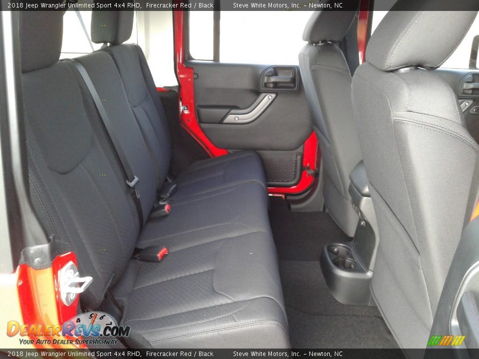 Rear Seat of 2018 Jeep Wrangler Unlimited Sport 4x4 RHD Photo #11