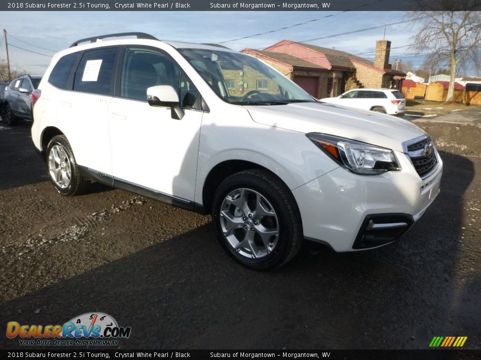 2018 Subaru Forester 2.5i Touring Crystal White Pearl / Black Photo #1