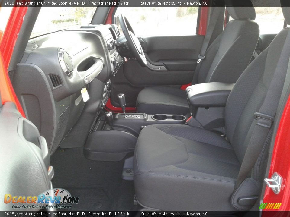 2018 Jeep Wrangler Unlimited Sport 4x4 RHD Firecracker Red / Black Photo #14