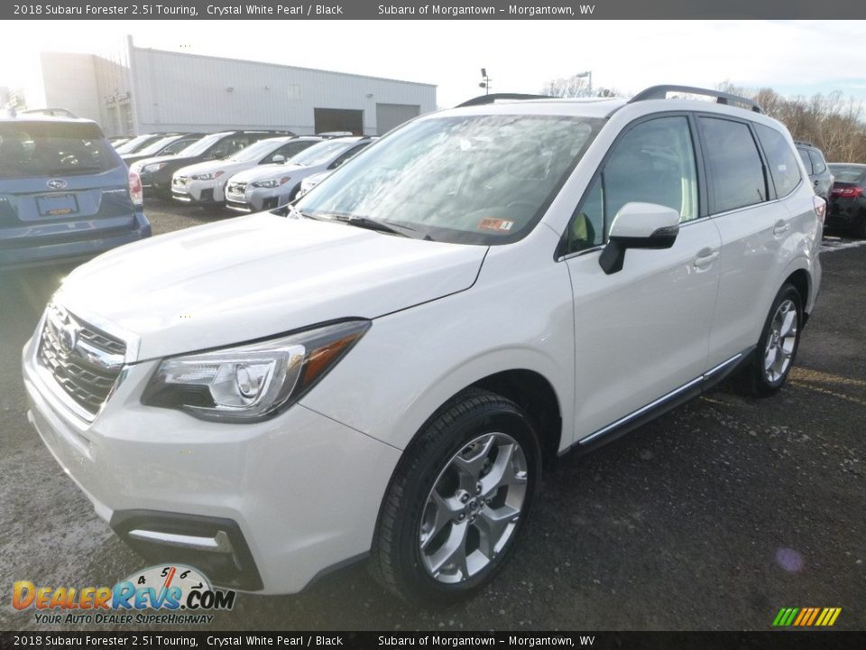 2018 Subaru Forester 2.5i Touring Crystal White Pearl / Black Photo #7
