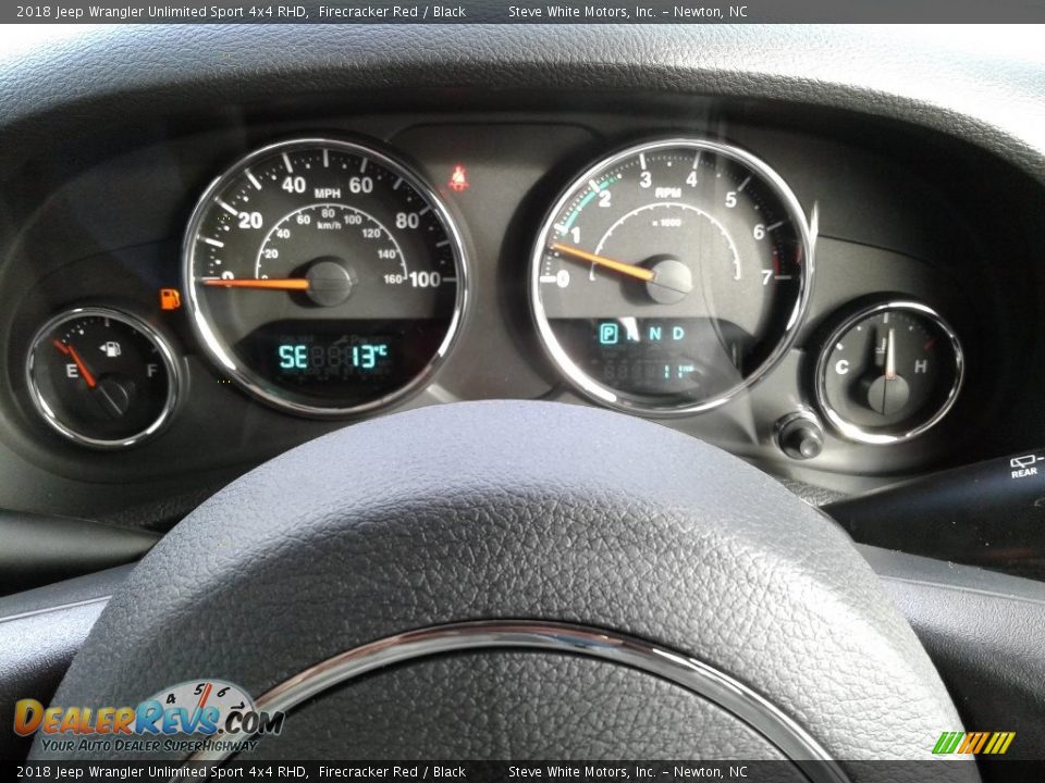 2018 Jeep Wrangler Unlimited Sport 4x4 RHD Gauges Photo #18