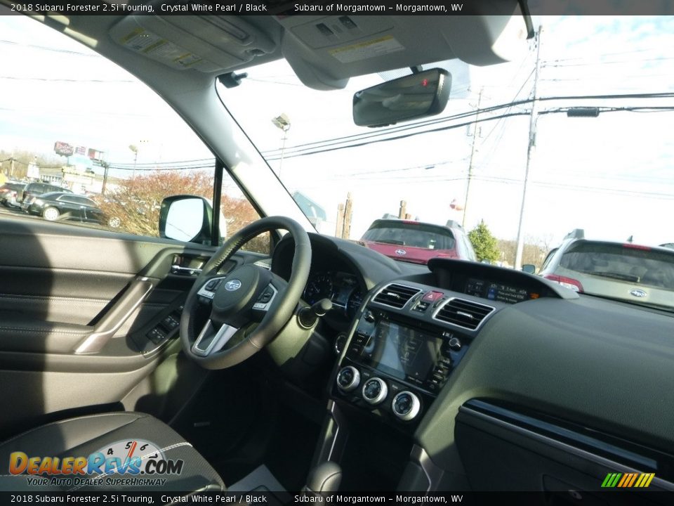 2018 Subaru Forester 2.5i Touring Crystal White Pearl / Black Photo #10