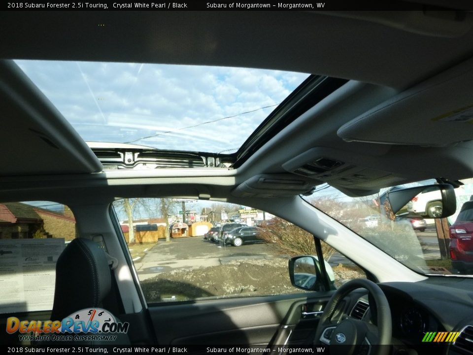 2018 Subaru Forester 2.5i Touring Crystal White Pearl / Black Photo #11