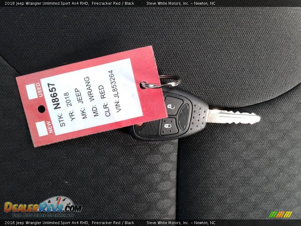 2018 Jeep Wrangler Unlimited Sport 4x4 RHD Firecracker Red / Black Photo #24