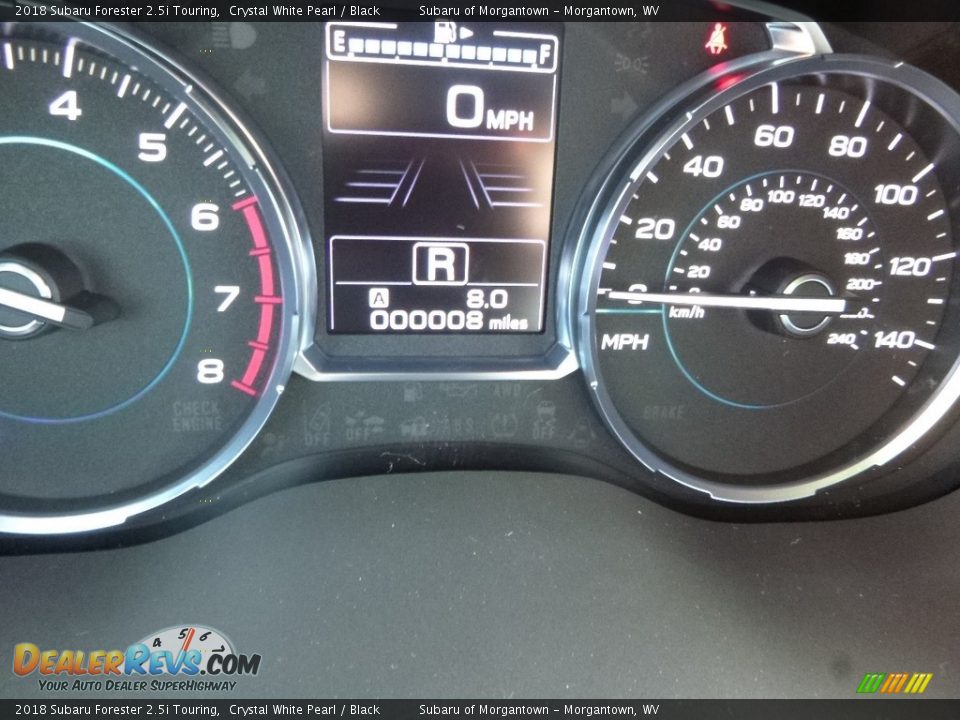 2018 Subaru Forester 2.5i Touring Crystal White Pearl / Black Photo #20