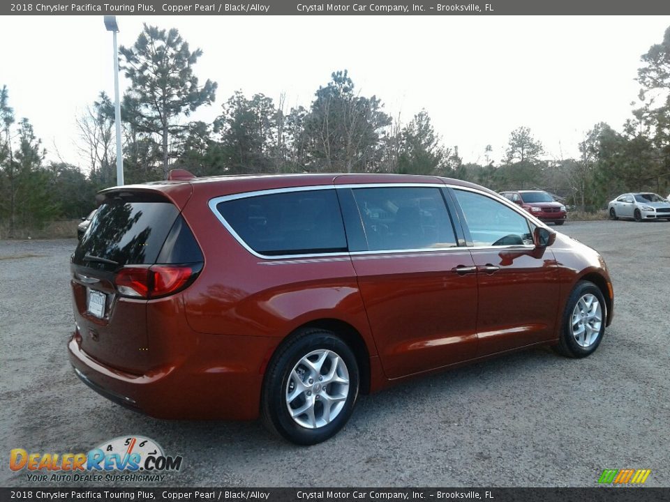 2018 Chrysler Pacifica Touring Plus Copper Pearl / Black/Alloy Photo #5