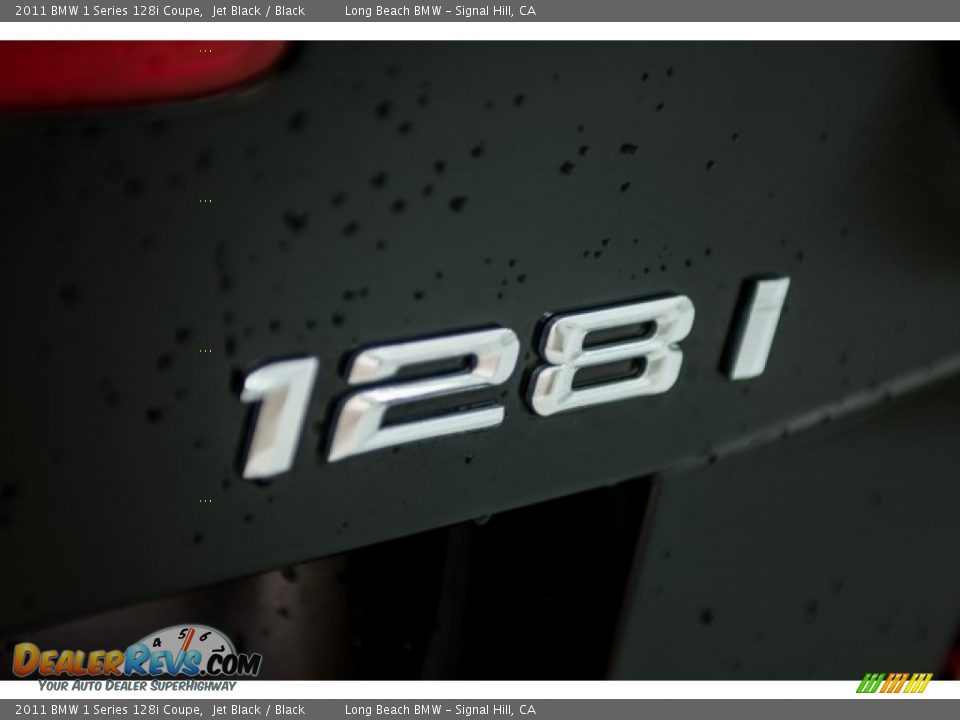 2011 BMW 1 Series 128i Coupe Jet Black / Black Photo #6