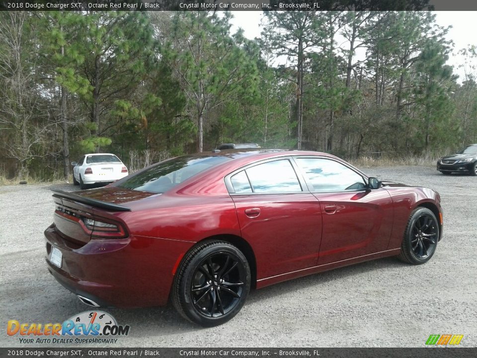 2018 Dodge Charger SXT Octane Red Pearl / Black Photo #5