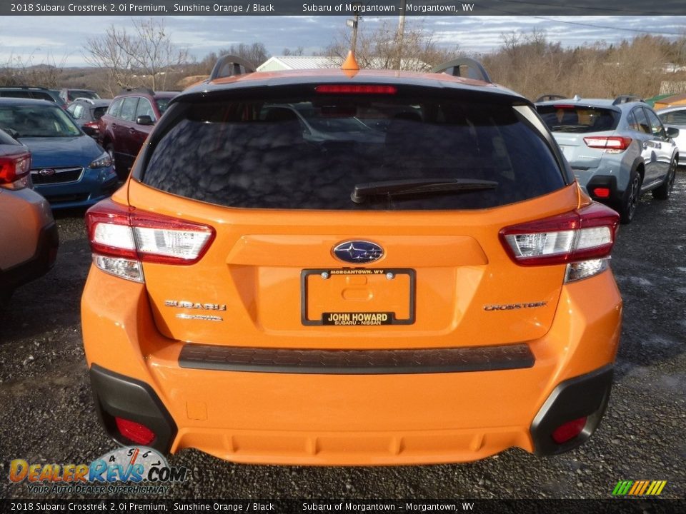 2018 Subaru Crosstrek 2.0i Premium Sunshine Orange / Black Photo #5