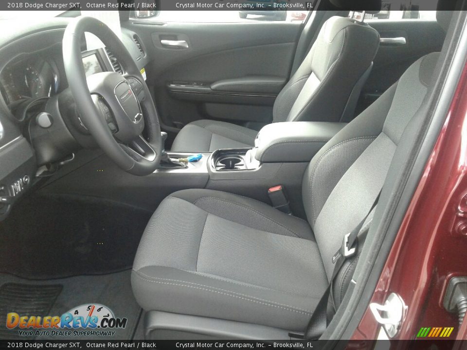 2018 Dodge Charger SXT Octane Red Pearl / Black Photo #9