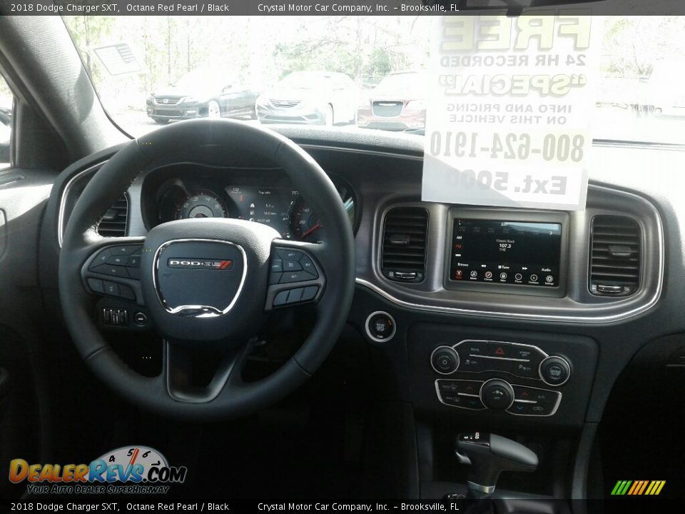 2018 Dodge Charger SXT Octane Red Pearl / Black Photo #13