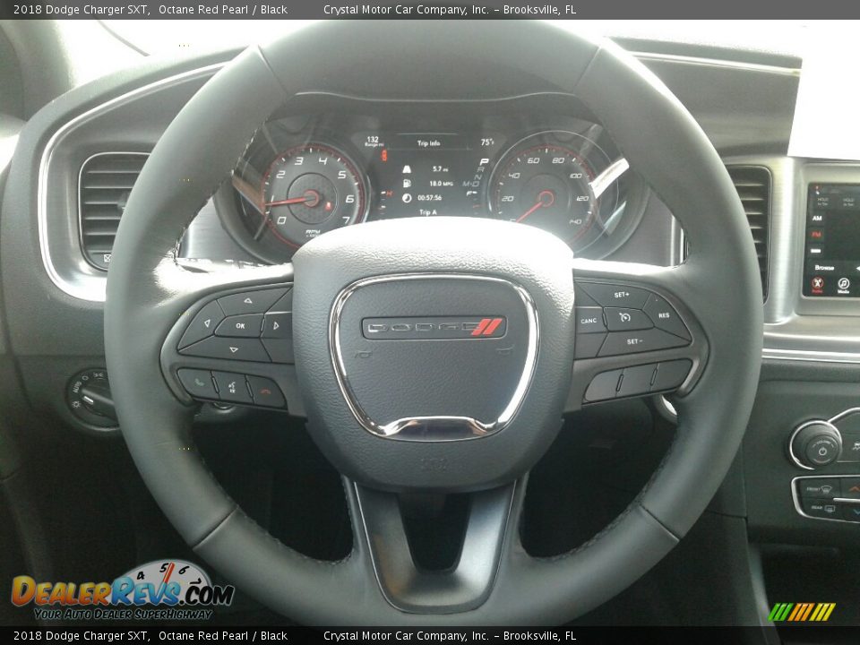 2018 Dodge Charger SXT Octane Red Pearl / Black Photo #14