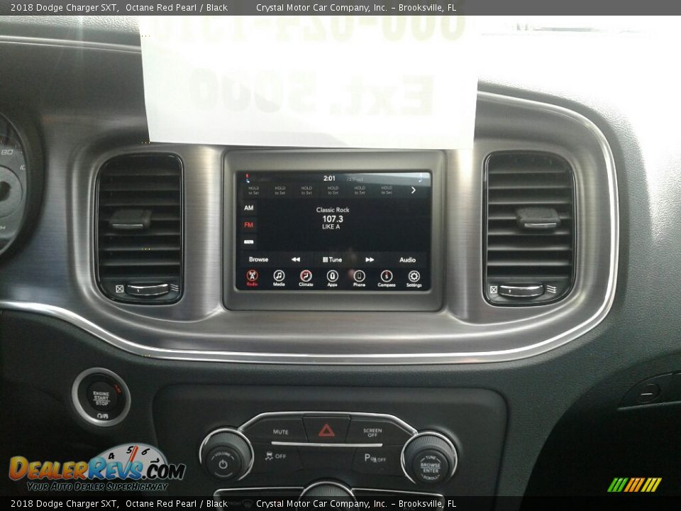 2018 Dodge Charger SXT Octane Red Pearl / Black Photo #15