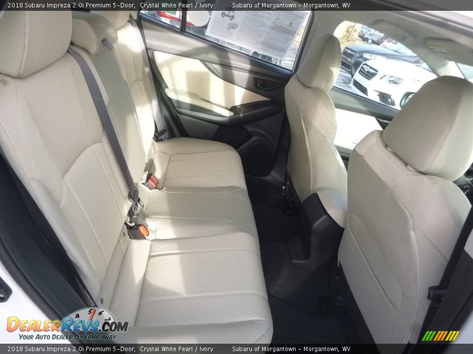 2018 Subaru Impreza 2.0i Premium 5-Door Crystal White Pearl / Ivory Photo #12