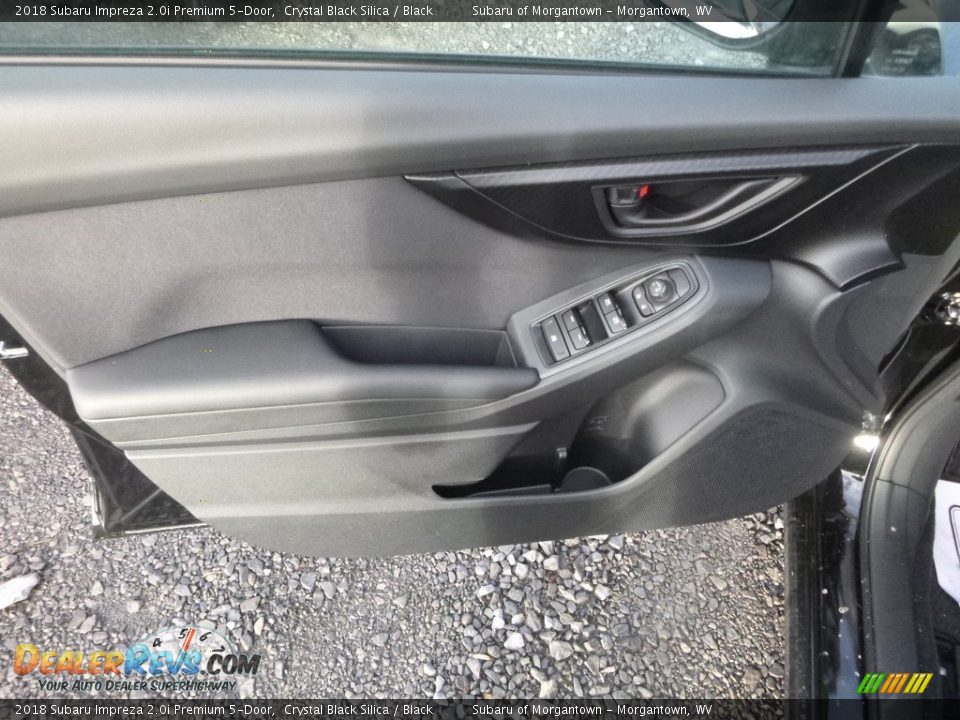 2018 Subaru Impreza 2.0i Premium 5-Door Crystal Black Silica / Black Photo #14
