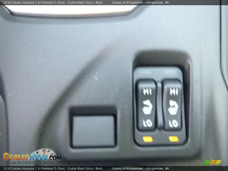 2018 Subaru Impreza 2.0i Premium 5-Door Crystal Black Silica / Black Photo #18