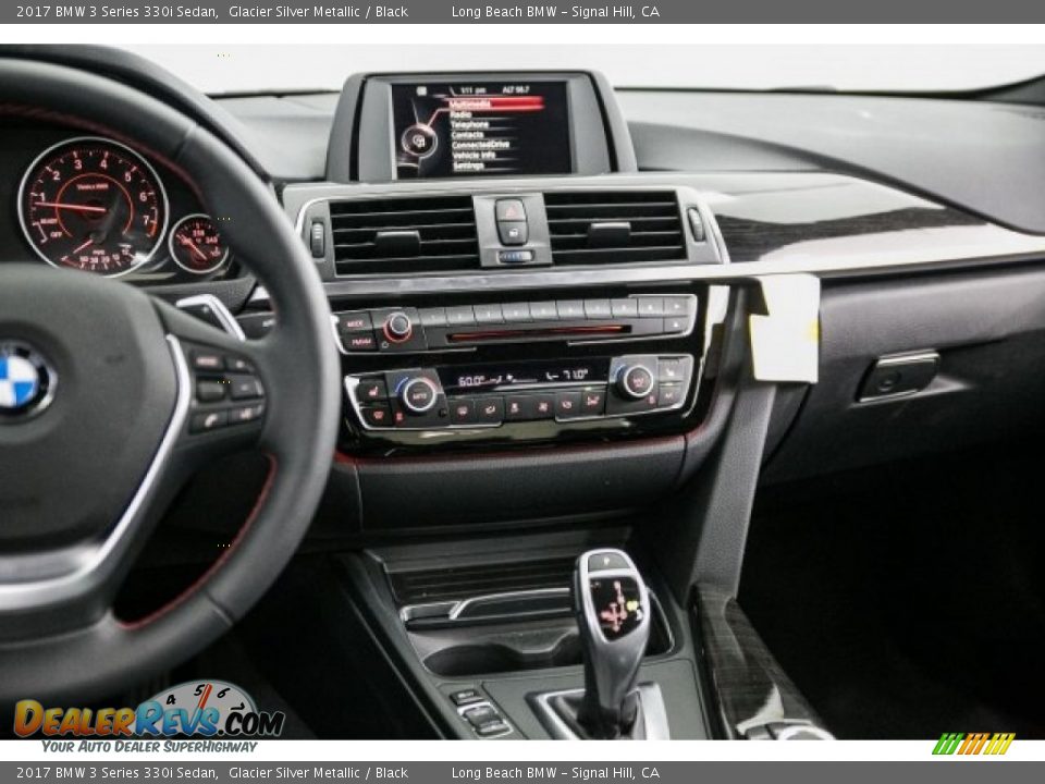 2017 BMW 3 Series 330i Sedan Glacier Silver Metallic / Black Photo #5