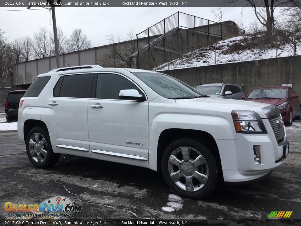 2013 GMC Terrain Denali AWD Summit White / Jet Black Photo #3