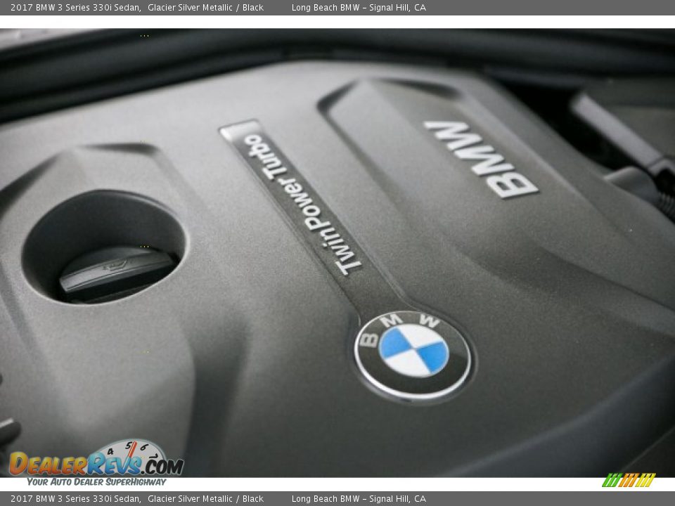 2017 BMW 3 Series 330i Sedan Glacier Silver Metallic / Black Photo #27