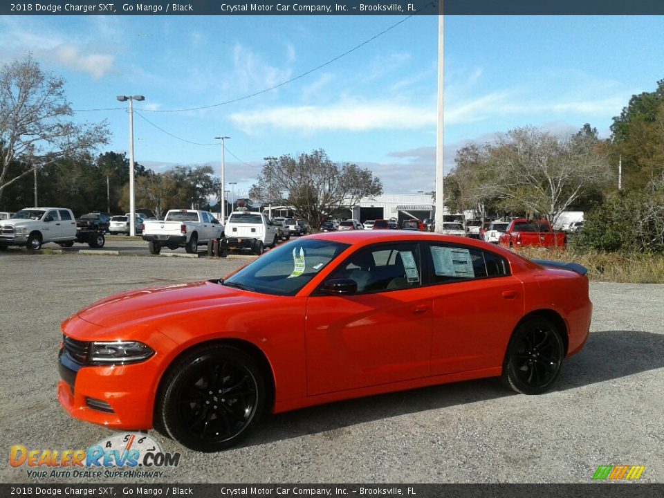 2018 Dodge Charger SXT Go Mango / Black Photo #1