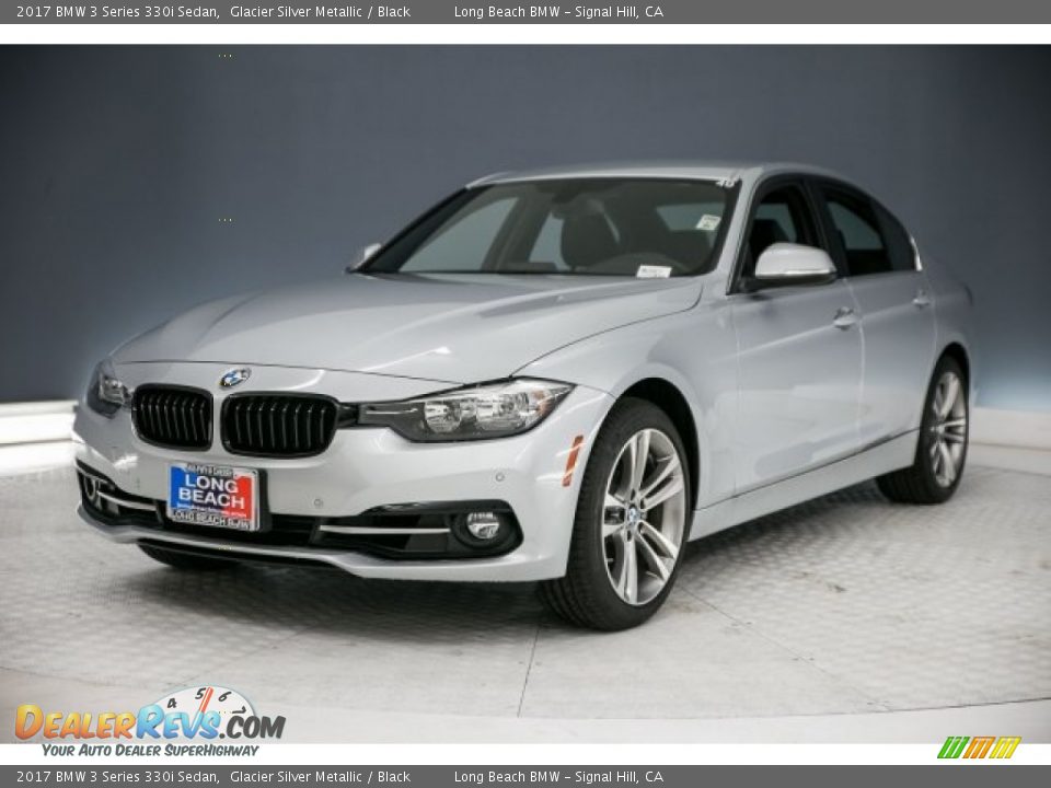 2017 BMW 3 Series 330i Sedan Glacier Silver Metallic / Black Photo #29