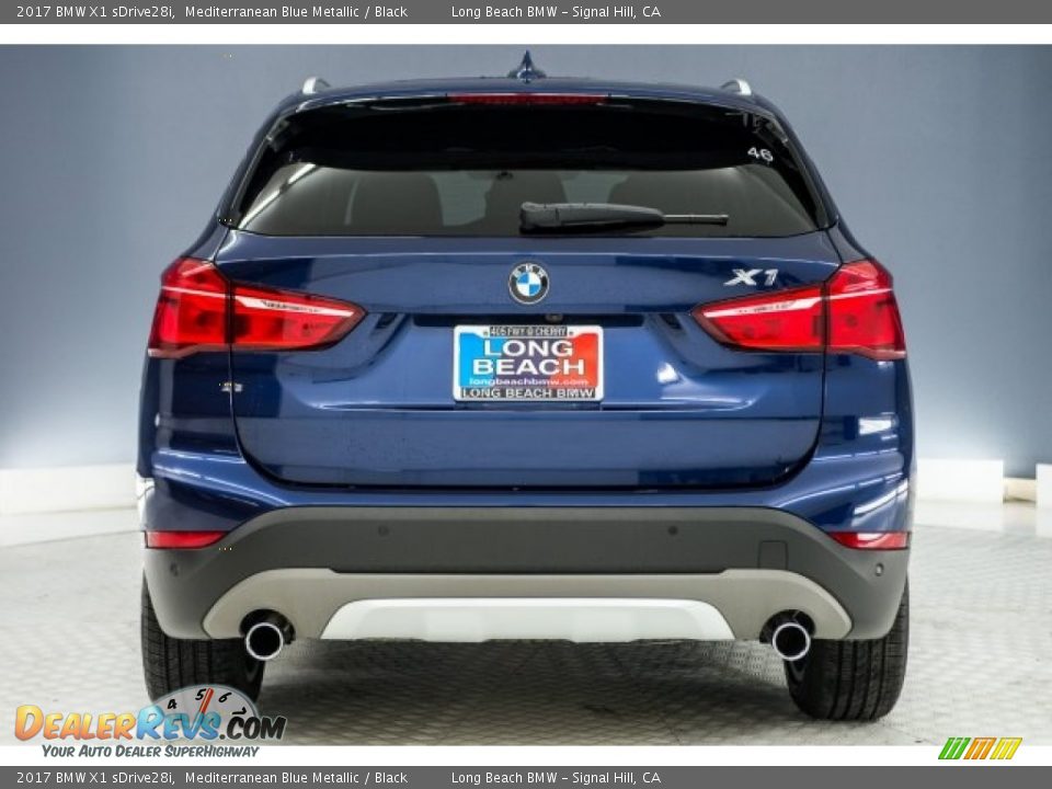 2017 BMW X1 sDrive28i Mediterranean Blue Metallic / Black Photo #3