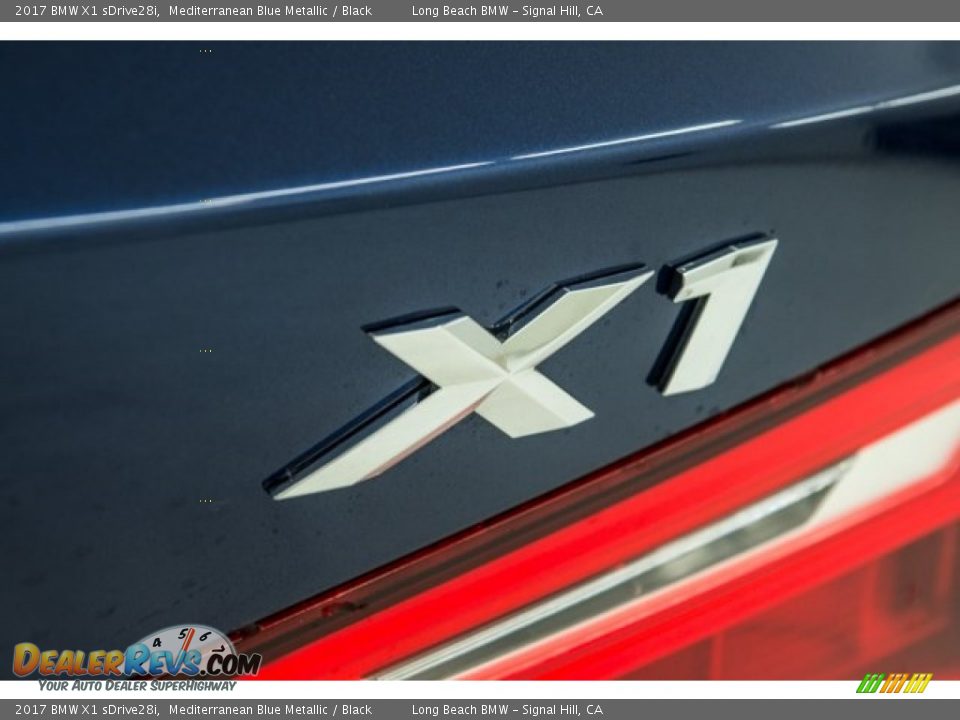 2017 BMW X1 sDrive28i Mediterranean Blue Metallic / Black Photo #6