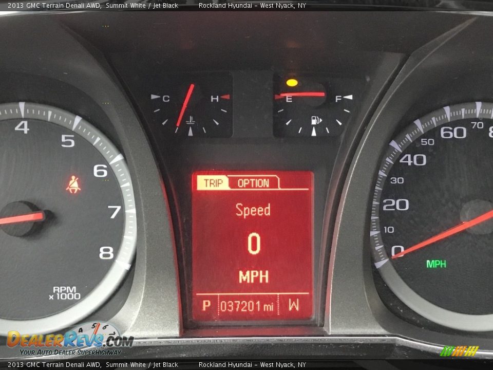 2013 GMC Terrain Denali AWD Summit White / Jet Black Photo #17