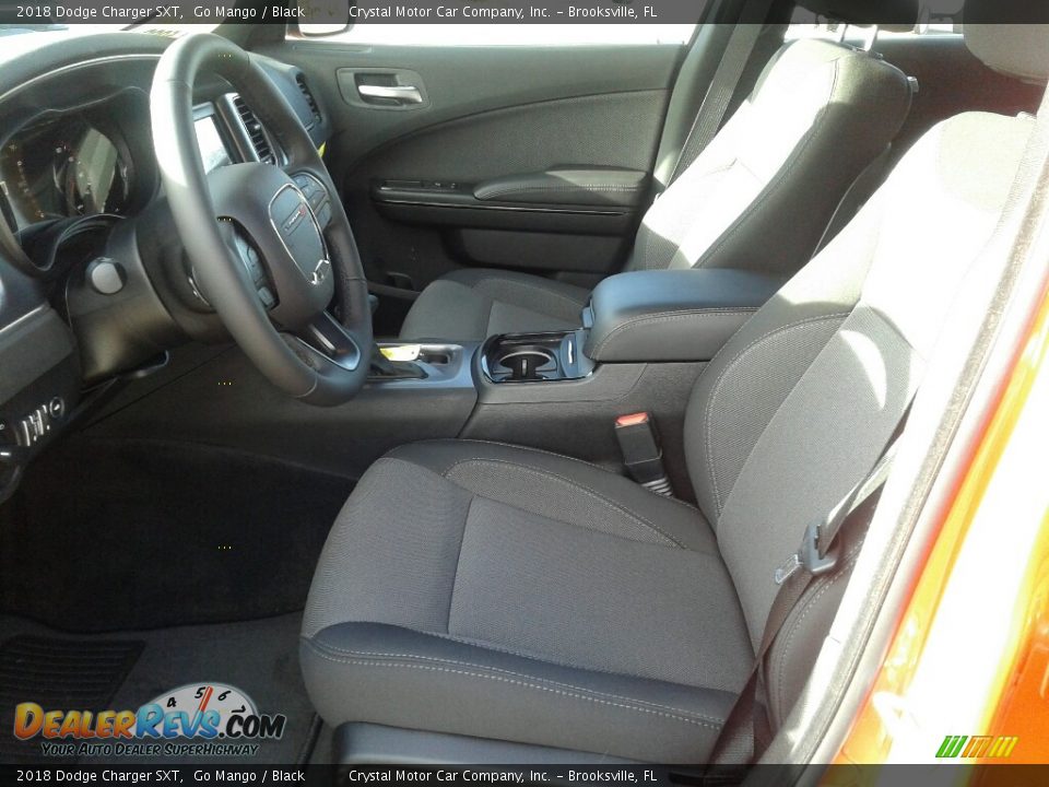 2018 Dodge Charger SXT Go Mango / Black Photo #9