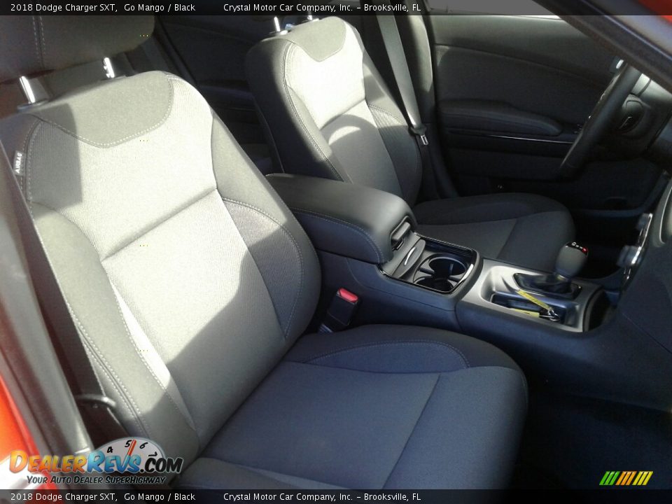 2018 Dodge Charger SXT Go Mango / Black Photo #12