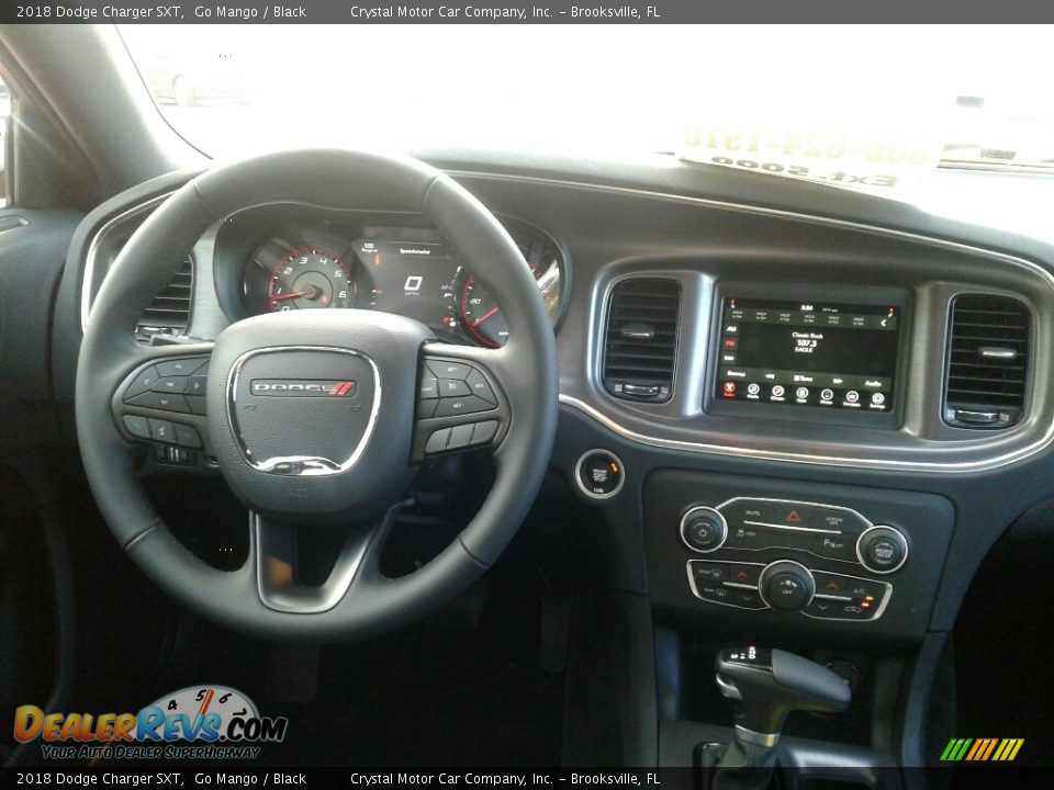 2018 Dodge Charger SXT Go Mango / Black Photo #13