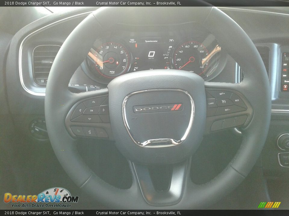 2018 Dodge Charger SXT Go Mango / Black Photo #14