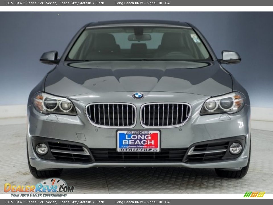 2015 BMW 5 Series 528i Sedan Space Gray Metallic / Black Photo #2