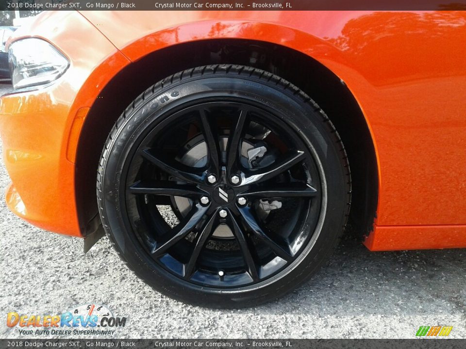 2018 Dodge Charger SXT Go Mango / Black Photo #20