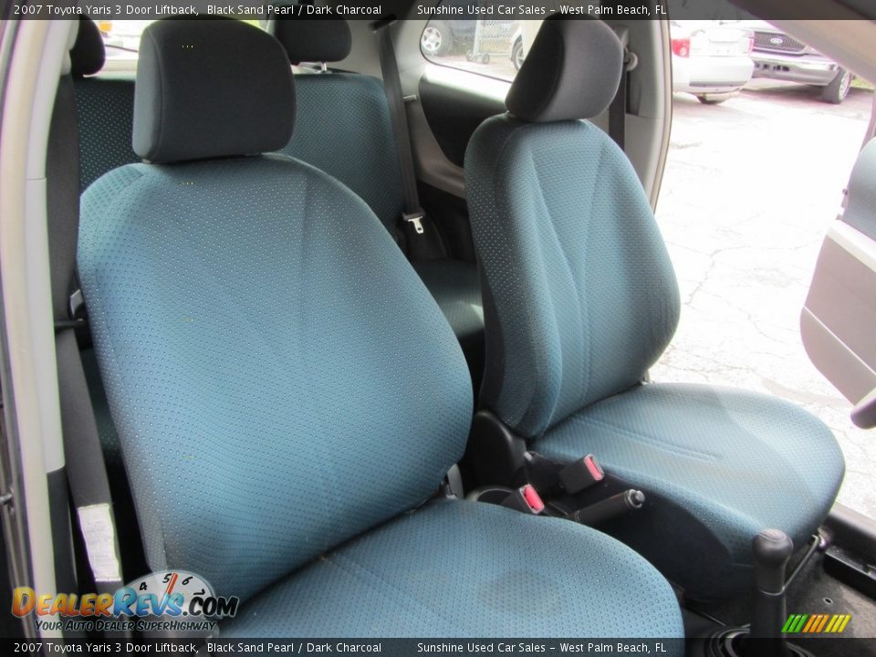 2007 Toyota Yaris 3 Door Liftback Black Sand Pearl / Dark Charcoal Photo #15