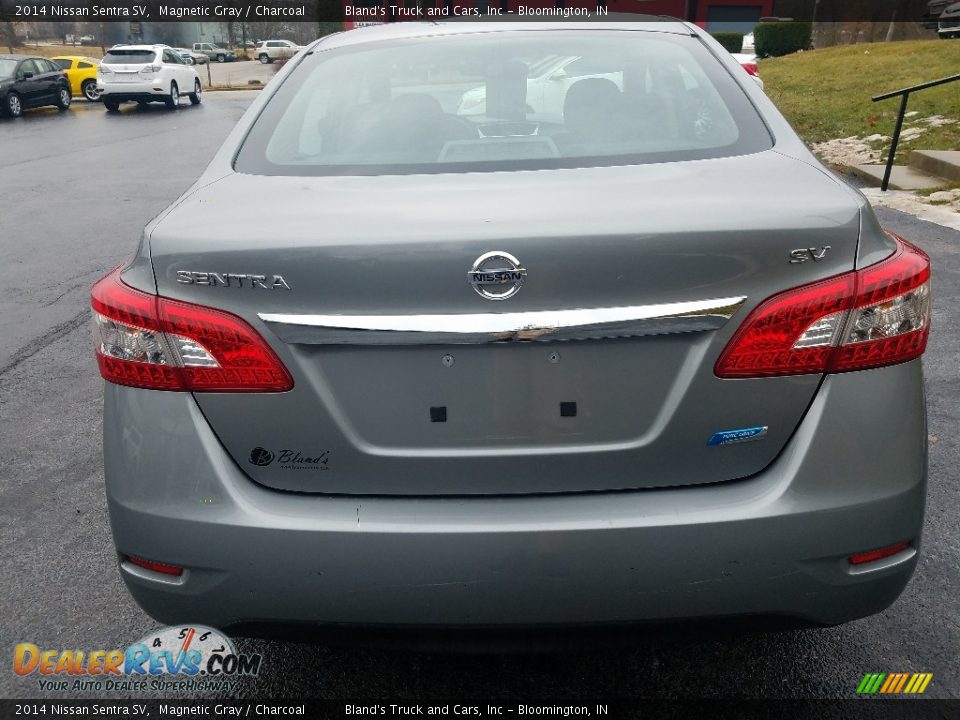 2014 Nissan Sentra SV Magnetic Gray / Charcoal Photo #4
