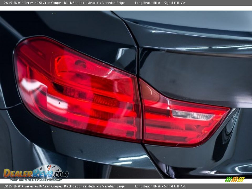 2015 BMW 4 Series 428i Gran Coupe Black Sapphire Metallic / Venetian Beige Photo #20