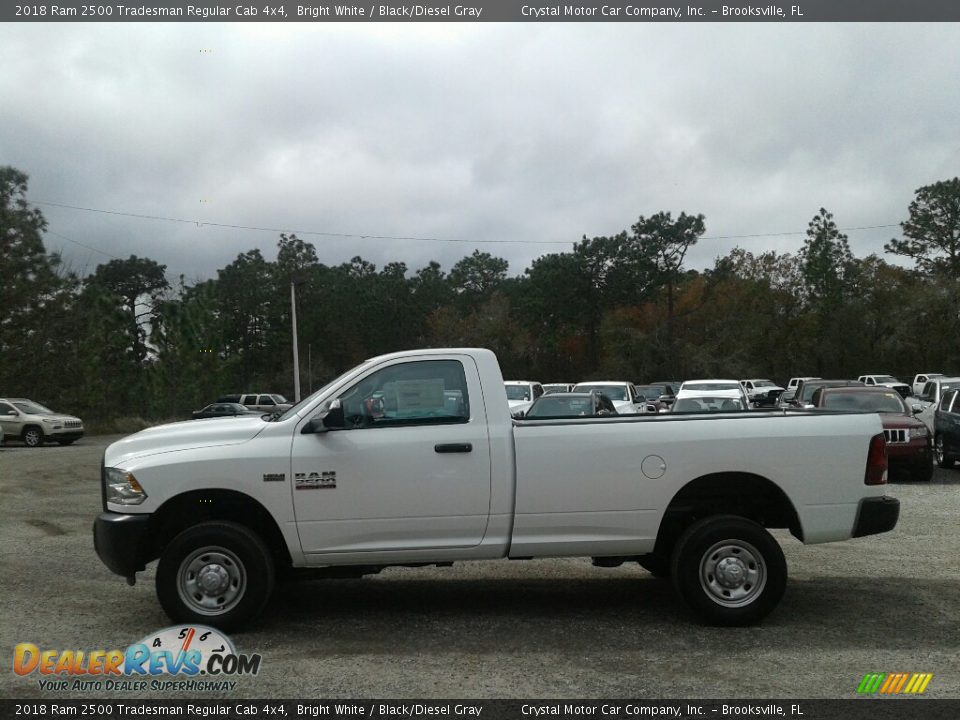 2018 Ram 2500 Tradesman Regular Cab 4x4 Bright White / Black/Diesel Gray Photo #2