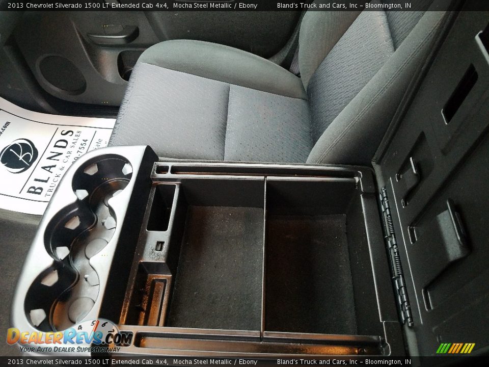 2013 Chevrolet Silverado 1500 LT Extended Cab 4x4 Mocha Steel Metallic / Ebony Photo #36