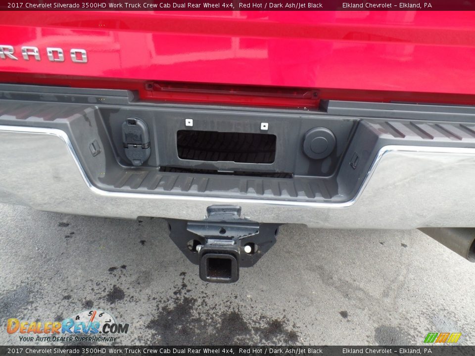 2017 Chevrolet Silverado 3500HD Work Truck Crew Cab Dual Rear Wheel 4x4 Red Hot / Dark Ash/Jet Black Photo #10