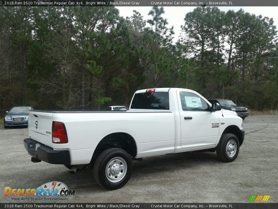 2018 Ram 2500 Tradesman Regular Cab 4x4 Bright White / Black/Diesel Gray Photo #5