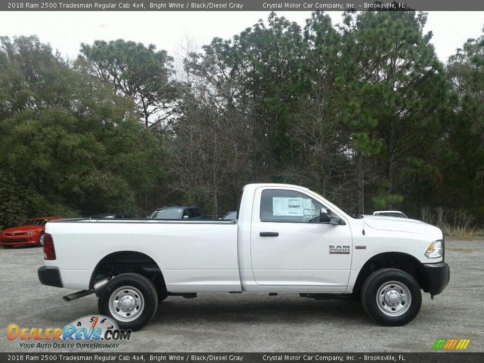 2018 Ram 2500 Tradesman Regular Cab 4x4 Bright White / Black/Diesel Gray Photo #6