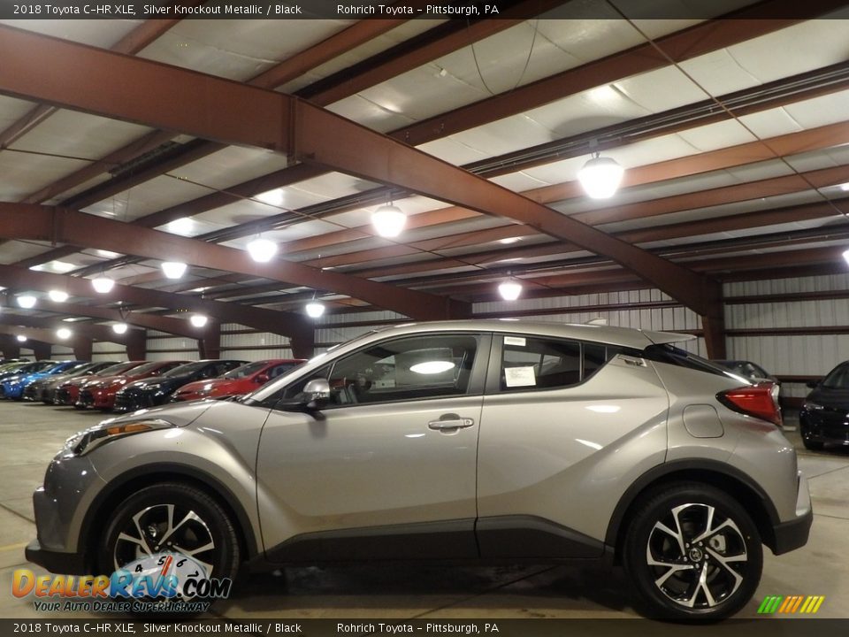 2018 Toyota C-HR XLE Silver Knockout Metallic / Black Photo #3