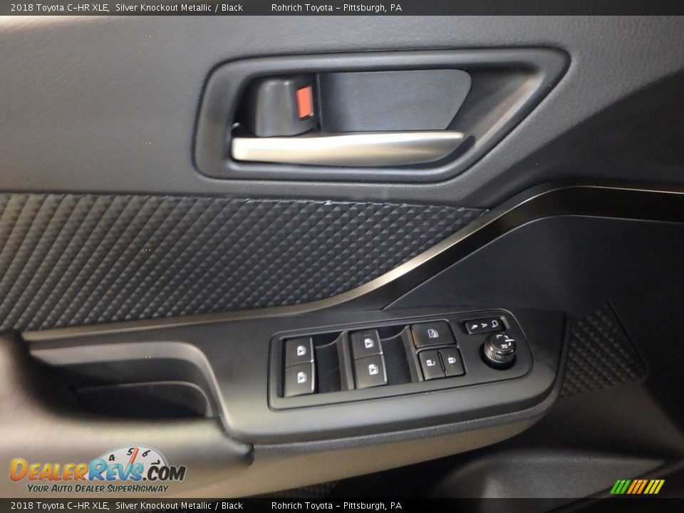 2018 Toyota C-HR XLE Silver Knockout Metallic / Black Photo #9
