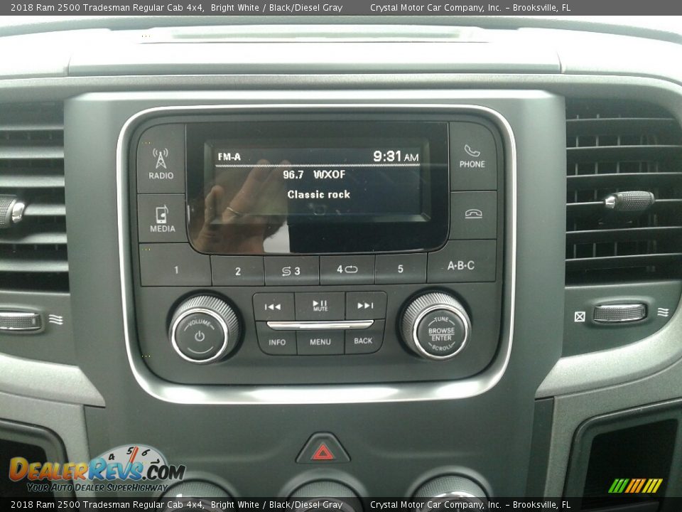 2018 Ram 2500 Tradesman Regular Cab 4x4 Bright White / Black/Diesel Gray Photo #14